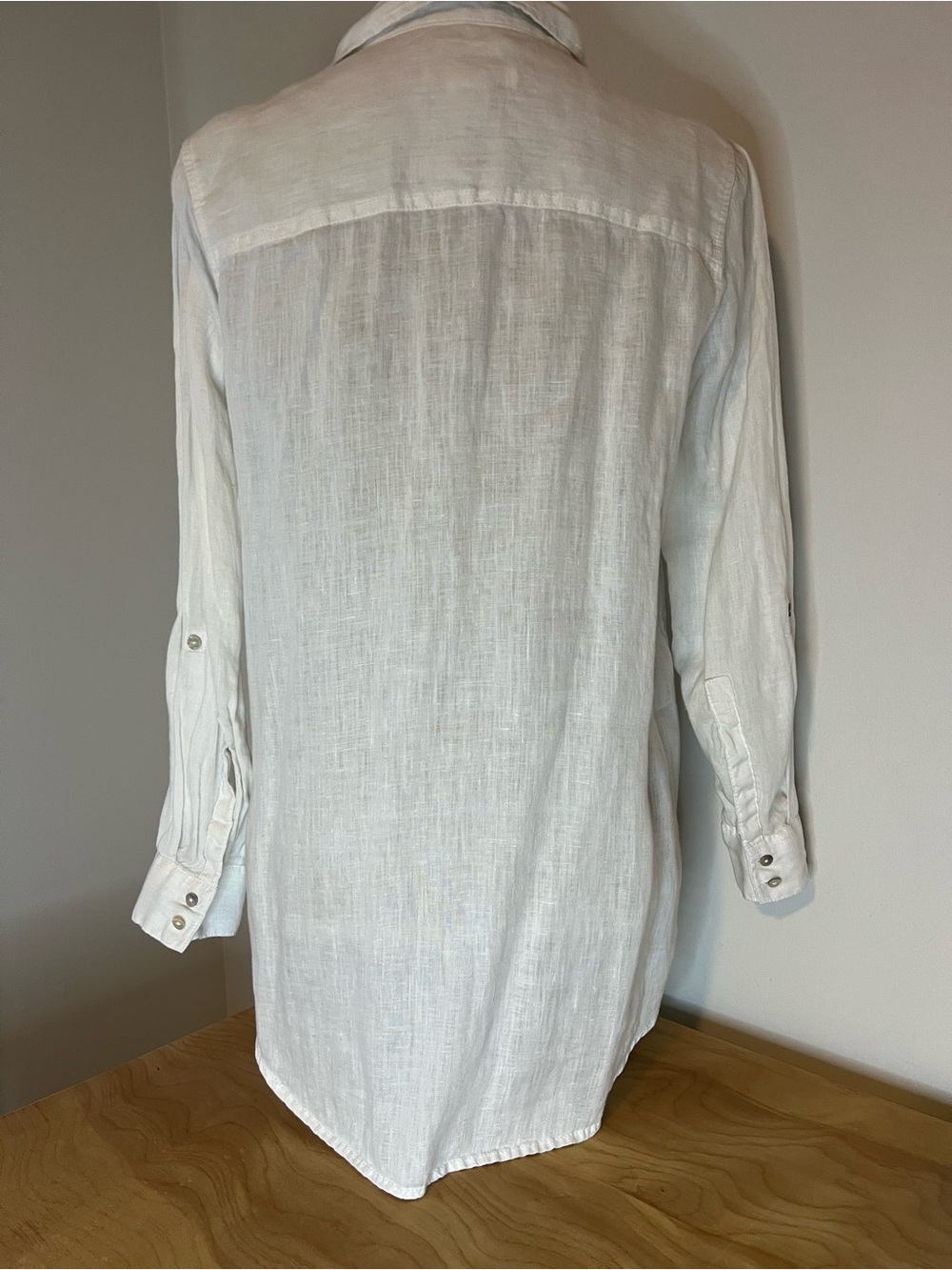 C&C California Linen Loose-fit Button-Down Shirt - Picture 4 of 8